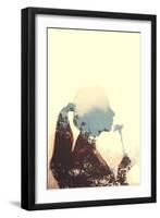 Profile of Young Female-Carolina Hernandez-Framed Photographic Print