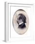 Profile Portrait of a Gentleman, Identified as Charles Dickens, C.1853-1855-John Jabez Edwin Paisley Mayall-Framed Giclee Print