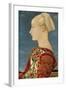 Profile Portrait of a Young Lady, 1465-Antonio Pollaiuolo-Framed Giclee Print