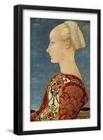 Profile Portrait of a Young Lady, 1465-Antonio Pollaiuolo-Framed Giclee Print