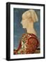 Profile Portrait of a Young Lady, 1465-Antonio Pollaiuolo-Framed Giclee Print