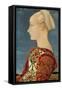 Profile Portrait of a Young Lady, 1465-Antonio Pollaiuolo-Framed Stretched Canvas