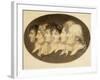 Profile Portrait of Augustin and His Family-Jean-Baptiste-Jacques Augustin-Framed Giclee Print