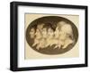 Profile Portrait of Augustin and His Family-Jean-Baptiste-Jacques Augustin-Framed Giclee Print