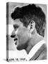 Profile Portrait of Robert Kennedy, April 29, 1968-null-Stretched Canvas