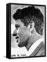 Profile Portrait of Robert Kennedy, April 29, 1968-null-Framed Stretched Canvas