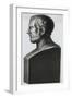 Profile Statuette Depiction of Greek Philosopher Theophrastus-null-Framed Giclee Print