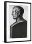Profile Statuette Depiction of Greek Philosopher Theophrastus-null-Framed Giclee Print