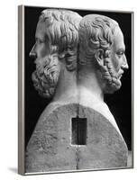 Profile Statuette of Herodotus and Thucydides-null-Framed Photographic Print
