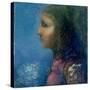Profile-Odilon Redon-Stretched Canvas
