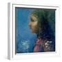 Profile-Odilon Redon-Framed Giclee Print