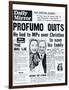 Profumo Quits; He Lied to MPs Over Christine to Save His Fanily-null-Framed Photographic Print