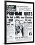 Profumo Quits; He Lied to MPs Over Christine to Save His Fanily-null-Framed Photographic Print