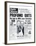 Profumo Quits; He Lied to MPs Over Christine to Save His Fanily-null-Framed Photographic Print