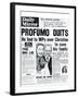 Profumo Quits; He Lied to MPs Over Christine to Save His Fanily-null-Framed Photographic Print