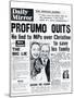 Profumo Quits; He Lied to MPs Over Christine to Save His Fanily-null-Mounted Photographic Print