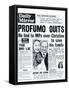 Profumo Quits; He Lied to MPs Over Christine to Save His Fanily-null-Framed Stretched Canvas