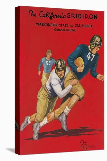 Program for Washington-Cal Football Game, 1936-null-Stretched Canvas