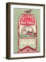 Program from Caliente Racetrack-null-Framed Art Print