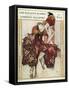 Program of the Russian Ballets Company-Leon Bakst-Framed Stretched Canvas