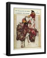 Program of the Russian Ballets Company-Leon Bakst-Framed Art Print