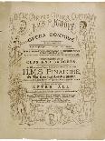 Cover of the Programme for the Original Production of Pinafore by Gilbert and Sullivan-Programme-Framed Stretched Canvas