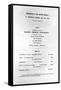 Programme for Beethoven's Grand Choral Symphony, 1852-null-Framed Stretched Canvas