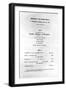Programme for Beethoven's Grand Choral Symphony, 1852-null-Framed Art Print