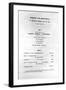 Programme for Beethoven's Grand Choral Symphony, 1852-null-Framed Art Print