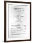 Programme for Beethoven's Grand Choral Symphony, 1852-null-Framed Art Print