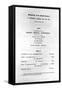 Programme for Beethoven's Grand Choral Symphony, 1852-null-Framed Stretched Canvas