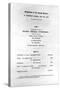 Programme for Beethoven's Grand Choral Symphony, 1852-null-Stretched Canvas