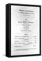 Programme for Beethoven's Grand Choral Symphony, 1852-null-Framed Stretched Canvas