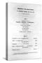 Programme for Beethoven's Grand Choral Symphony, 1852-null-Stretched Canvas