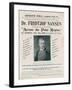 Programme for Dr Fridtjof Nansen Lecture, across the Polar Region-null-Framed Photographic Print