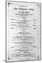 Programme for Exeter Hall, London, 1852-null-Mounted Art Print