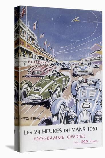 Programme for Le Mans 24 Hours, 1951-null-Stretched Canvas
