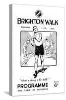 Programme for the 'Brighton Walk', Printed for the Surrey Walking Club, September 10th 1949-null-Stretched Canvas