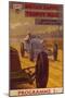 Programme for the British Empire Trophy Race, Brooklands, 1934-null-Mounted Giclee Print