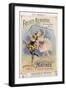 Programmes a Programme Cover for the Famous Folies Bergere Cabaret in Paris-null-Framed Photographic Print