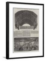 Progress of the International Exhibition Building-null-Framed Giclee Print