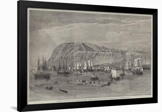 Progress of the Prince of Wales in British North America, Quebec, Canada East-Richard Principal Leitch-Framed Giclee Print