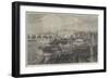 Progress of the Thames Embankment at the Temple Gardens-null-Framed Giclee Print