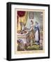 Progress of the Toilet - the Stays Plate 1, Pub. by Mccleary, London, 1810-null-Framed Giclee Print