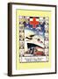 Progress with American Junior Red Cross-D Lowry-Framed Art Print