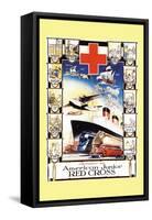 Progress with American Junior Red Cross-D Lowry-Framed Stretched Canvas
