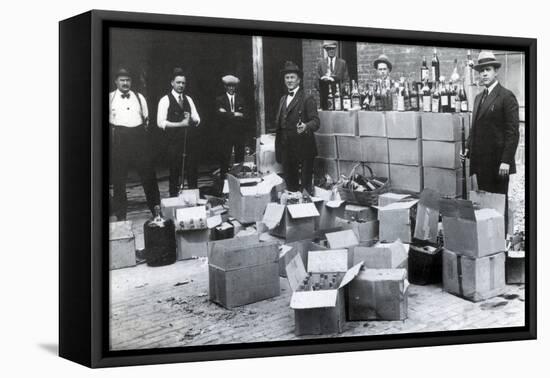 Prohibition, 1922-Science Source-Framed Stretched Canvas