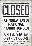 Prohibition Act Closed Sign Notice Poster-null-Lamina Framed Poster