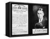 Prohibition Agent Id Card of Eliot Ness (1903-57) Dated 20th May, 1927 (Litho)-American-Framed Stretched Canvas