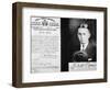 Prohibition Agent Id Card of Eliot Ness (1903-57) Dated 20th May, 1927 (Litho)-American-Framed Premium Giclee Print